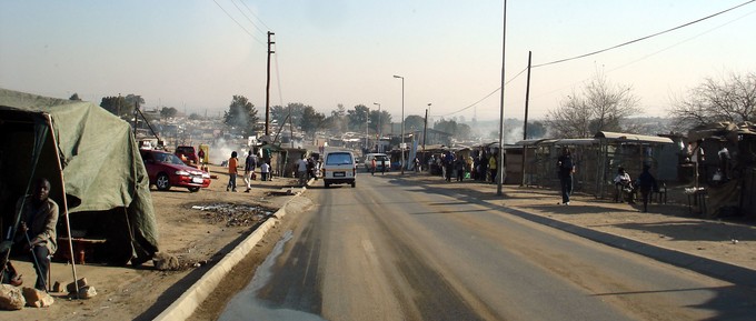Views on the streets of Diepsloot