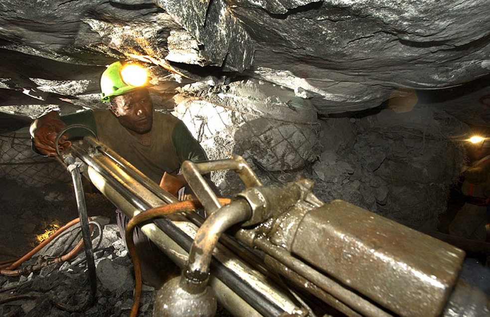Miner at Vall River Mine